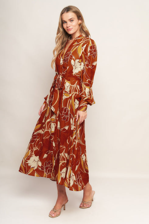 blooming-radiance-woven-midi-dress-1 Flying Tomato-Sophia's Style-6